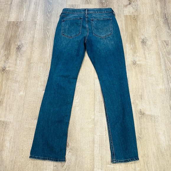 Old Navy Jeans Womens 12 Tall long Blue Mid-Rise Wow Boot-Cut Stretch Denim - Picture 3 of 12